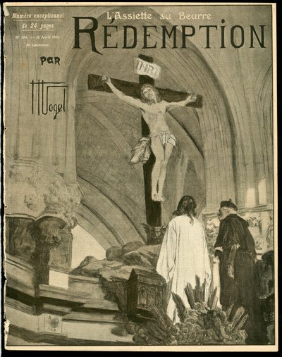 Cover von „The Butter Plate“, Nummer 106, Satirisch in Farben von Hermann Vogel
