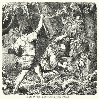 Der Tod Siegfrieds von Hermann Vogel