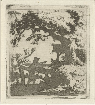 Landschaft mit zwei Personen von Hermanus Fock