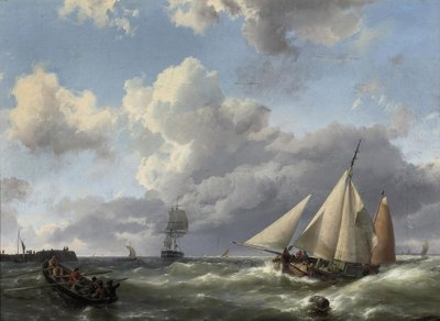 Auf dem Weg zum Hafen von Hermanus Koekkoek