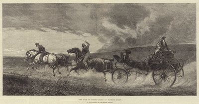 Der Weg nach Gretna-Green, in der Ausstellung der Dudley Gallery von Heywood Hardy