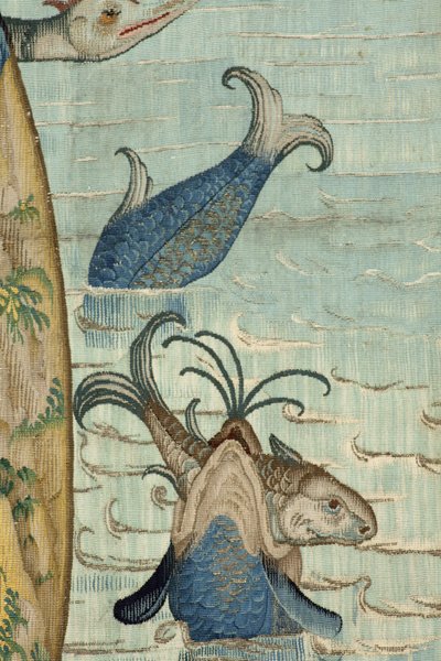 Wandteppich inspiriert von der Arbeit von Hieronymus Bosch, ca. 1560 von Hieronymus (after) Bosch