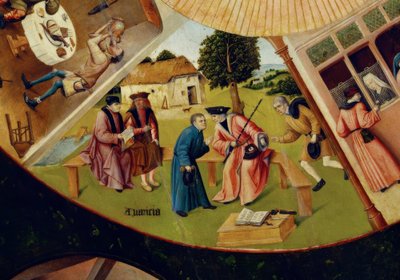 Die sieben Hauptsünden und die vier Letzten Dinge von Hieronymus Bosch