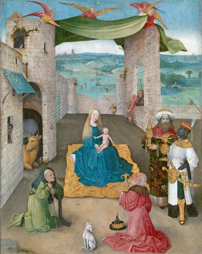 Die Anbetung der Könige, ca. 1475 von Hieronymus Bosch