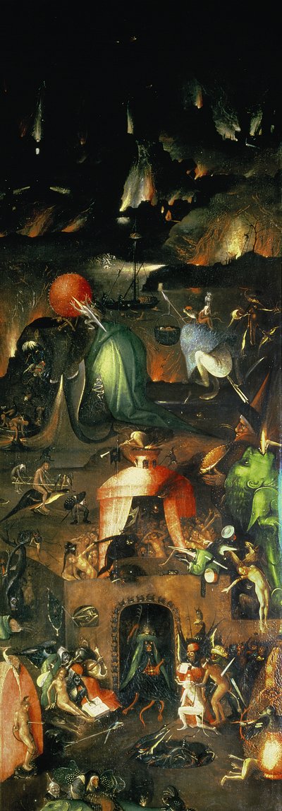 Das Jüngste Gericht (Altarbild): Innenseite des rechten Flügels von Hieronymus Bosch
