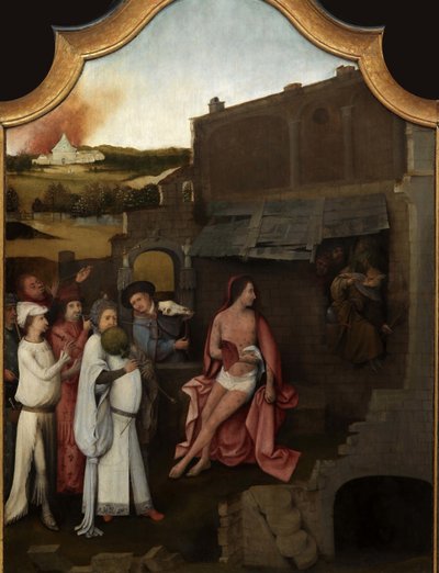 Triptychon von Hiob Mitteltafel, erstes Viertel des 16. Jahrhunderts von Hieronymus, Bosch