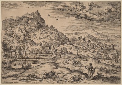 Merkur mit dem Kopf des Argus in der Hand von Hieronymus Cock
