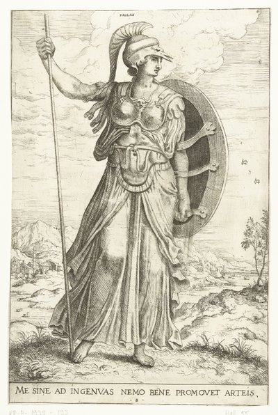 Minerva von Hieronymus Cock