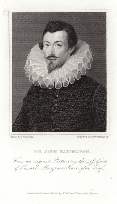 Porträt von Sir John Harington von Hieronymus Custodis