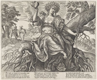 Das Goldene Zeitalter: das Gesetz der Natur von Hieronymus Wierix