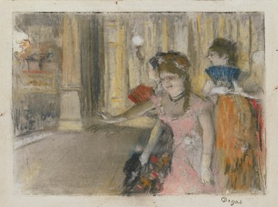 Sänger auf der Bühne von Hilaire Germain Edgar Degas