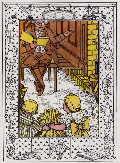 Cousin Peter (Farblithografie) von Hilda Broughton