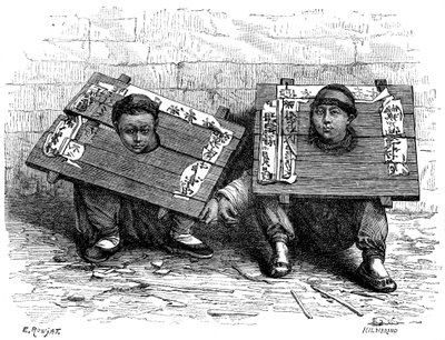 Der Pranger in Japan vor der Revolution, 1895 von Hildibrand