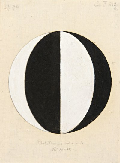 Der aktuelle Standpunkt der Mahatmas, 1920 von Hilma af Klint