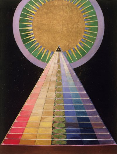 Ohne Titel Nr. 1 aus einer Serie von Altarbildern, 1915 von Hilma af Klint