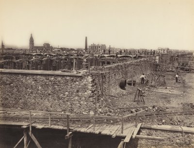 Montrouge-Reservoir, Oberes Becken, rechte Seite, ca. 1870 von Hippolyte Auguste Collard