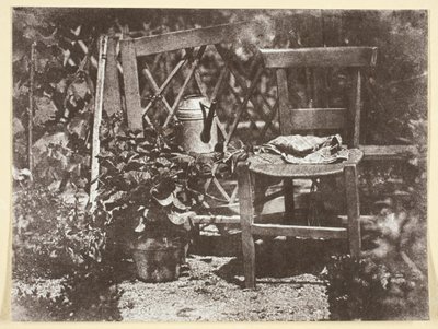 Stuhl im Garten von Hippolyte Bayard