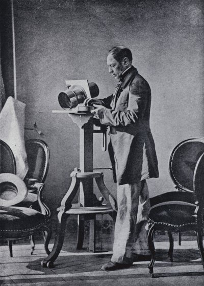 Porträt von Hippolyte Bayard, von ihm selbst aufgenommen (s/w Foto) von Hippolyte Bayard
