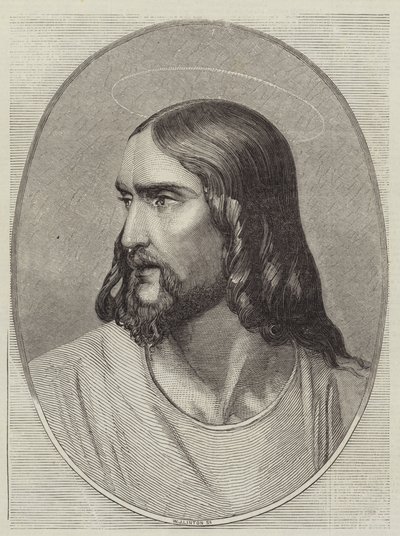 Kopf des Erlösers von Hippolyte Delaroche