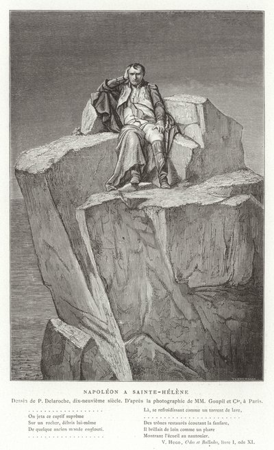 Napoleon auf St. Helena von Hippolyte Delaroche