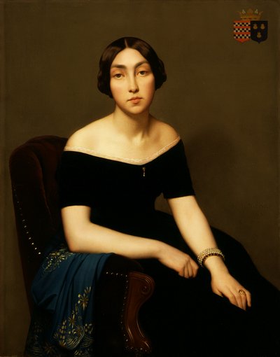 Madame Louis Antoine de Cambourg von Hippolyte Flandrin