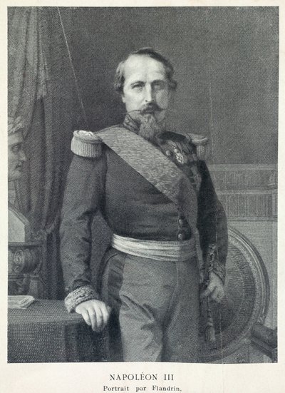 Porträt von Kaiser Napoleon III von Hippolyte Flandrin
