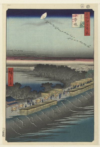 Ansicht des Nihondijk bei Yoshiwara von Hiroshige (I) , Utagawa