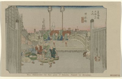 Nihonbashi von Hiroshige (I) , Utagawa