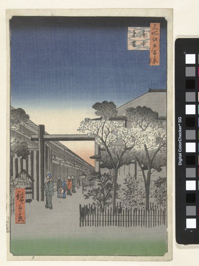 Morgendämmerung in Yoshiwara von Hiroshige (I) , Utagawa
