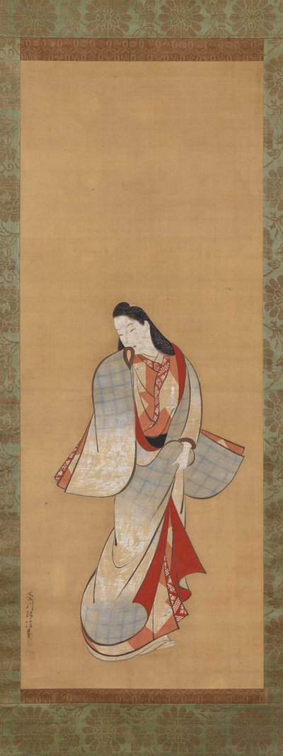 Stehende Schönheit von Hishikawa Moronobu