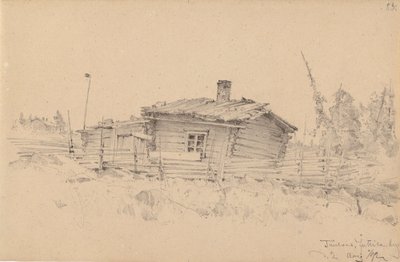 Krofterhaus im Dorf Juttila von Hjalmar Munsterhjelm