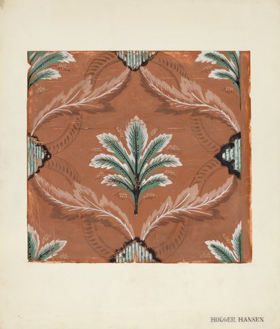 Tapete, ca. 1939 von Holger Hansen