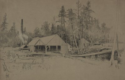 Sägewerk von Homer Dodge Martin