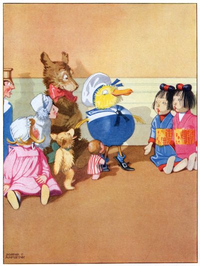 Er sah so stolz und wichtig aus, Illustration aus 