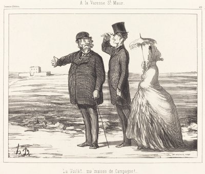A la Varenne Saint-Maur von Honoré Daumier