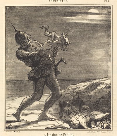 Nach dem Vorbild von Pantin von Honoré Daumier