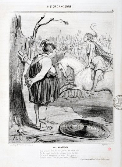 Die Amazonen von Honoré Daumier