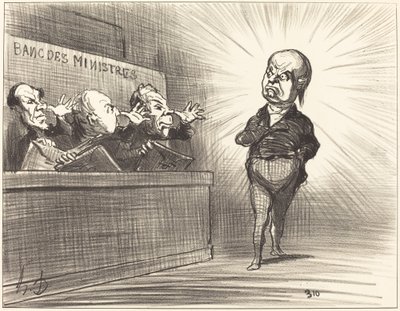 Diesmal noch nicht... von Honoré Daumier