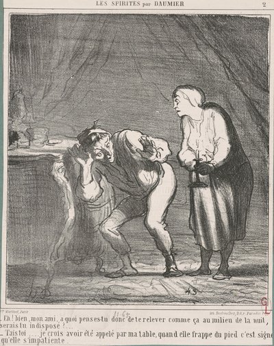 Nun ... mein Freund, woran denkst du? ... von Honoré Daumier
