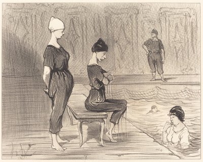 Alle Teil der schönsten Hälfte... von Honoré Daumier