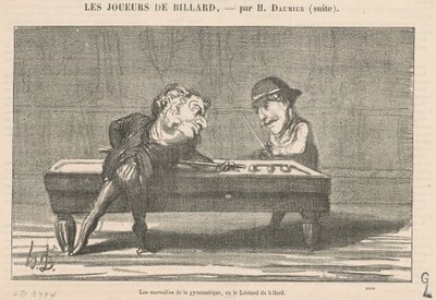 Die Wunder der Gymnastik ... von Honoré Daumier