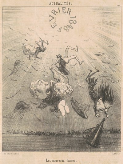 Die neuen Ikarusse von Honoré Daumier