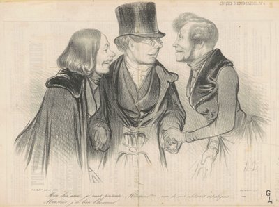 Mein lieber Freund, ich stelle Ihnen Herrn ... vor von Honoré Daumier