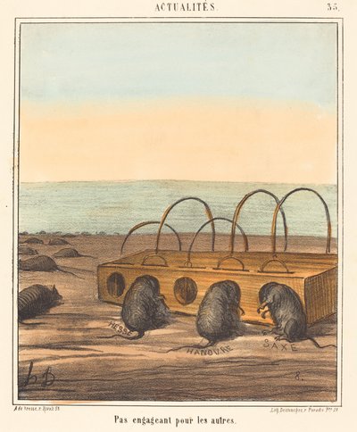 Unverlockend für die anderen von Honoré Daumier