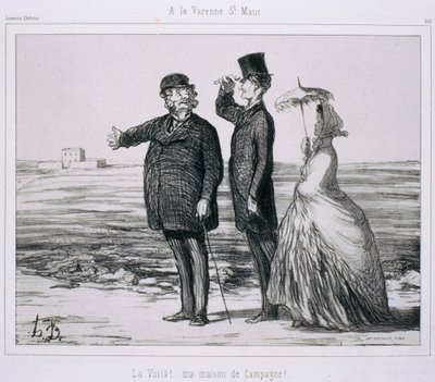 Künstlererinnerungen - In La Varenne-Saint-Maur von Honoré Daumier