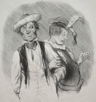 Die schönen Tage des Lebens, Tafel 18: Karneval von Honoré Daumier