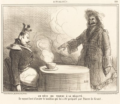 Ein Traum, der zur Realität wird von Honoré Daumier