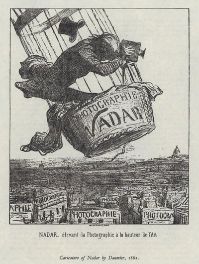 Nadar erhebt die Fotografie zur Kunst von Honore (after) Daumier