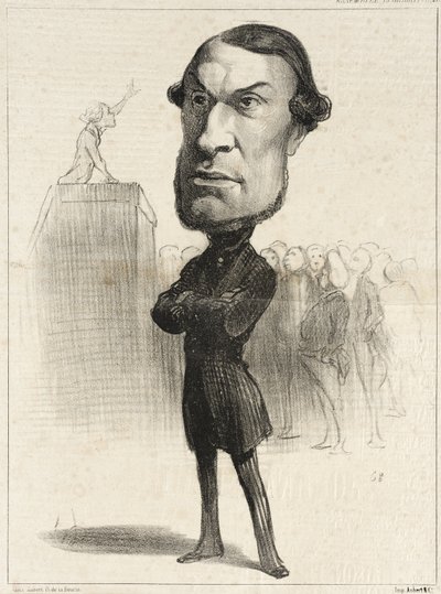 Achille Fould von Honoré Daumier