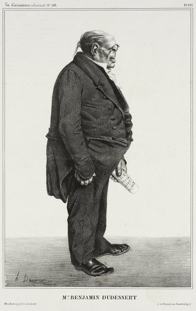 Benjamin Dudessert von Honoré Daumier